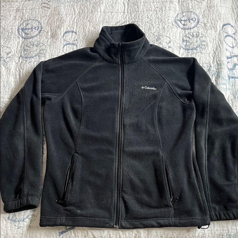 Columbia Black Full-Zip Fleece Jacket
